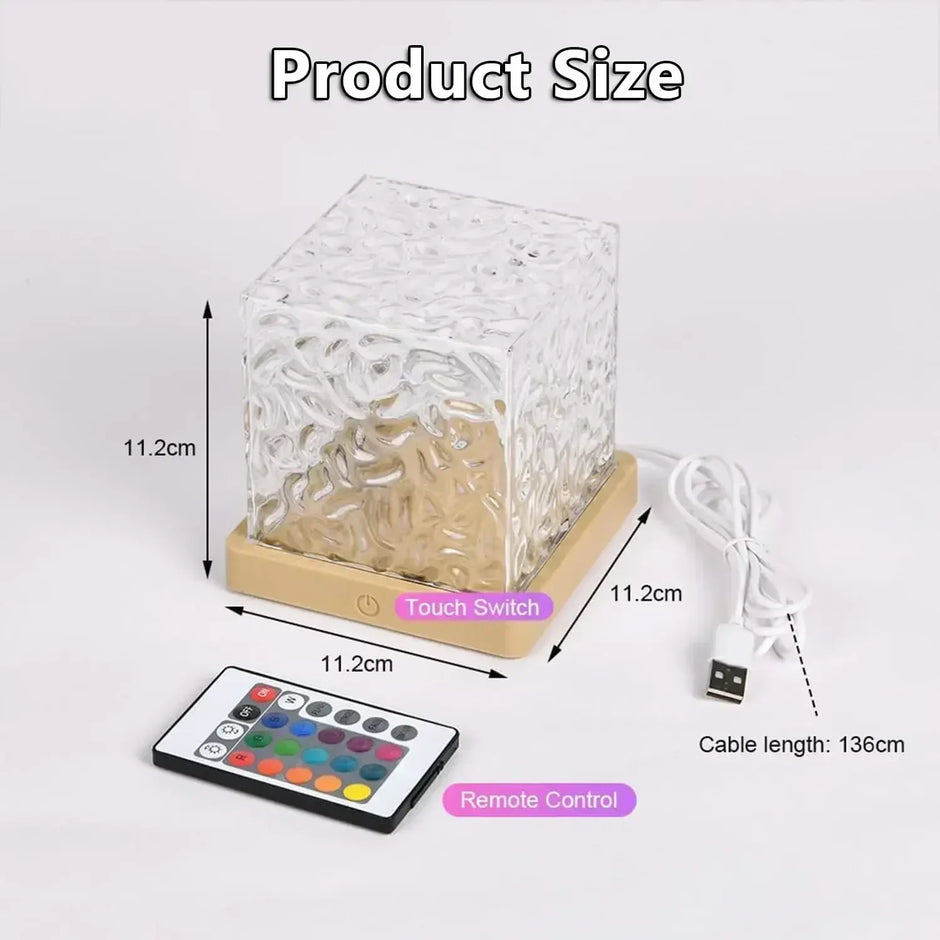 Aurora Ocean Wave Projector Light with Remote | RGB Ambient Night Lamp