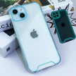 GlowShield luminous clear shockproof silicone phone case for iPhone with transparent glow-in-the-dark design.