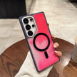 NightGlow magnetic liquid quicksand phone case for Samsung Galaxy with shockproof protection and magnetic charging compatibility.
