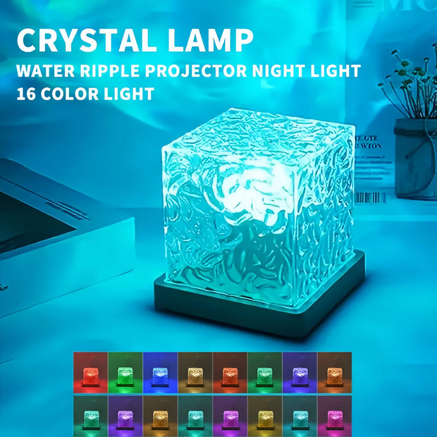 Aurora Ocean Wave Projector Light with Remote | RGB Ambient Night Lamp