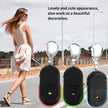 SmartFind anti-lost car key finder with whistle activation, loud beep, and built-in LED flashlight.