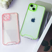 GlowShield luminous clear shockproof silicone phone case for iPhone with transparent glow-in-the-dark design.