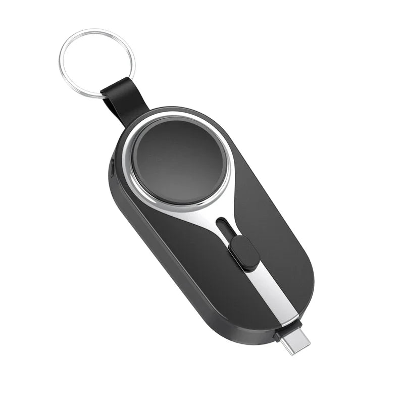 PowerMini 20,000mAh 2-in-1 Keychain Power Bank with Wireless Charging