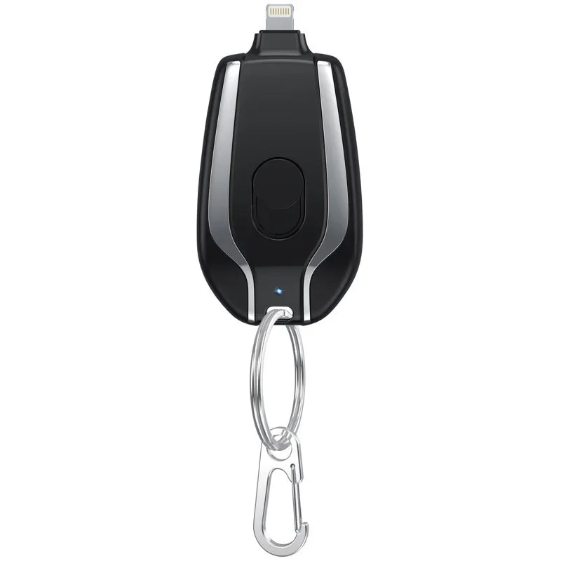 PowerMini 20,000mAh 2-in-1 Keychain Power Bank with Wireless Charging